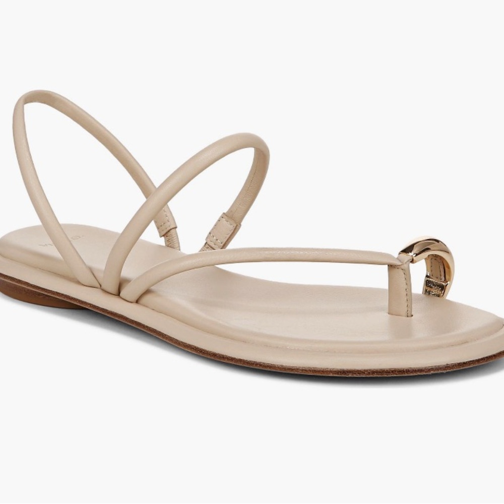 NWT Vince Lucila Sandal in Birchsand